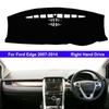 Car Inner Dashboard Cover For Ford Edge 2007 2008 2009 2010 2011 2012 2013 2014 Auto Dash Mat Carpet Cape Sun Shade Dashmat