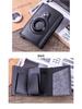 Anti-Theft RFID Aluminum & Stainless Steel Card Holder Leather Wallet.