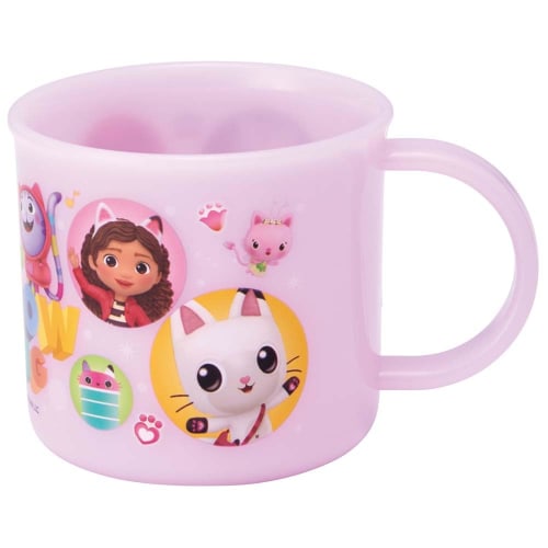 Skater Children's Plastic Lunch Cup, 200ml, Dishwasher Safe, Made in Japan, Gabby's Dollhouse Girl KE4AAG-A