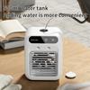 USB Dual Spray Mini Portable Air Cooler Fan Evaporative Air Conditioner Humidifier 20dB Quiet Desktop Cooling Fan for Home