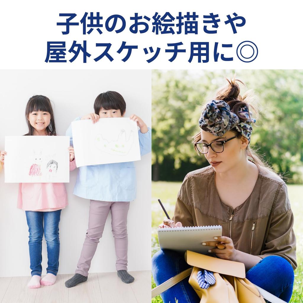 Buntstiftsets 12 Farben mit Anspitzer [4 (48 Stück)]