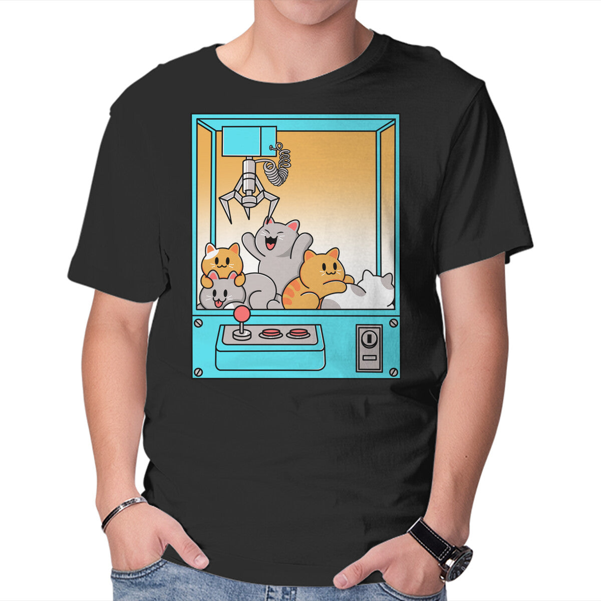 Unisex Crew Neck T-Shirt Choose Chaos Graphic Short Sleeve Casual Tee XS