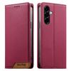 Wallet Case for Galaxy A56 5G - Leather/PU, Red