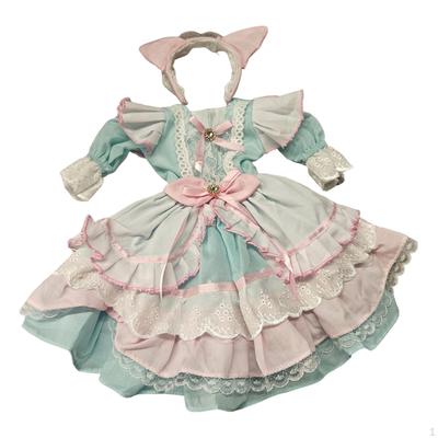 1/3 BJD Doll Clothes,Compatible 60cm 24 Fashionable Stylish Photo Props Princess Look Outfit
