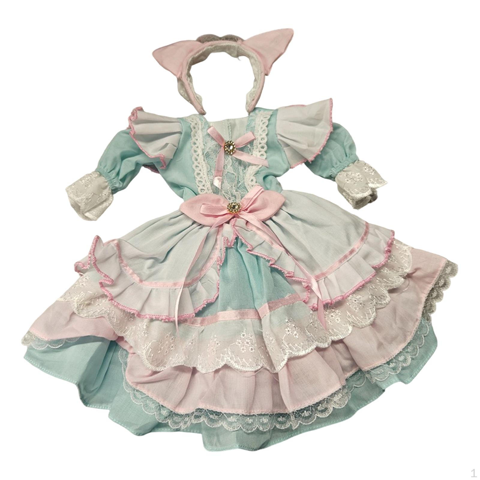

1/3 BJD Doll Clothes,Compatible 60cm 24 Fashionable Stylish Photo Props Princess Look Outfit
