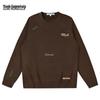 Mark Fairwhale Color-Block Embroidered Crewneck Knit Sweater