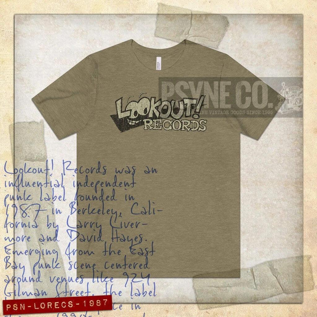 Lookout! Records 1987 Vintage Men s T shirt S