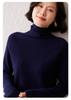 Women's Twelve-Needle Turtleneck Cashmere Sweater - Versatile Autumn/Winter High-End Base Layer