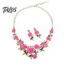 Necklace And Earrings Set 1 Camellia Choker Earrings, Faux Pearl Rhinestone Luxury Jewelry Elegant Flower for Women Daily Wear Party Date High-quality