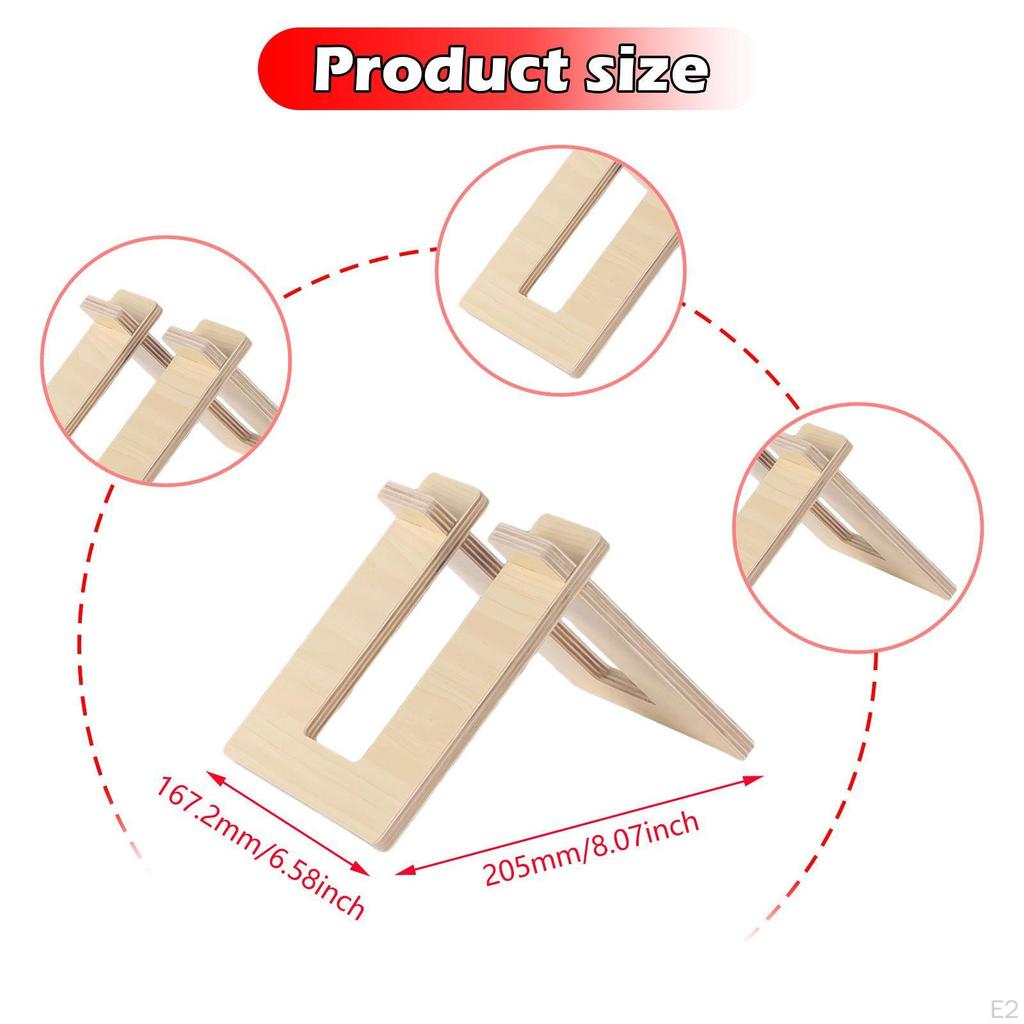 Barnesykkel med balanse Stativ for oppbevaring Tre Gulvtype Avtakbart Stativ for Hjem Garasje