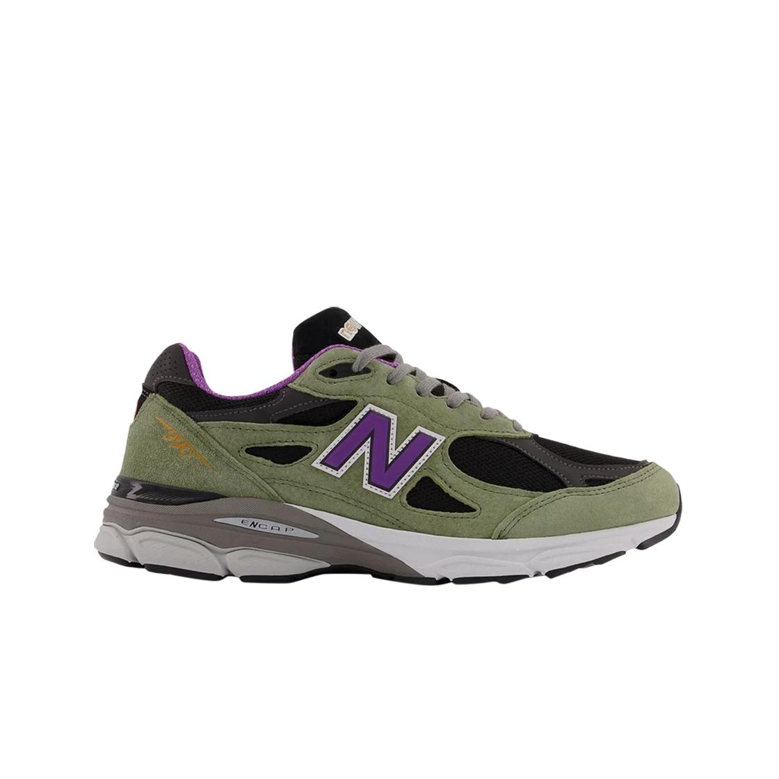 

Мужские кроссовки New Balance 990v3 Made in USA Olive Leaf Black M990TC3