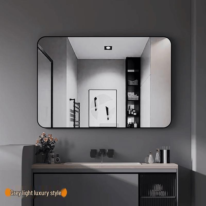 Shenghua No-Drill HD Glass Wall Mirror