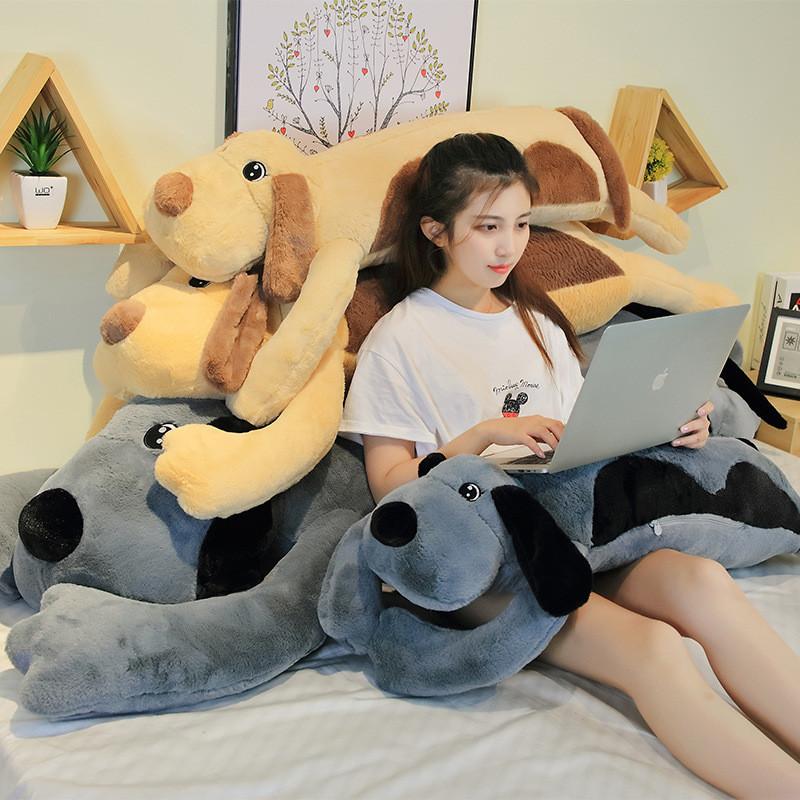 Entzückendes Plüsch-Hundekissen für Mädchen mit abnehmbarem Bezug Perfekt zum Schlafen Kuscheln