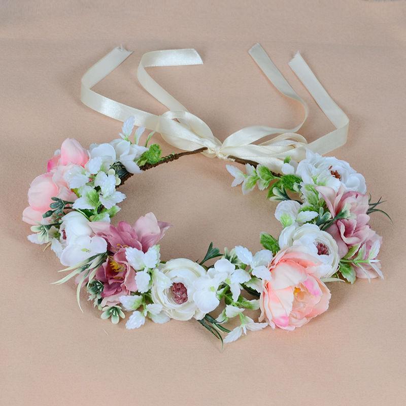 Simulation Wreath Headdress Mori Girl Super Beautiful Simulation Dry Wreath