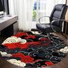 1pc Clouds Patterns Office Round Area Rug,  Mat Suitable For Office, Under Office Chairs Bedroom Living Room Home Decor, Room Deco