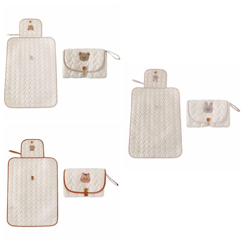 Multifunctional Baby Changing Pad Bear Folding Diaper Changing Cover  Infant Care Products