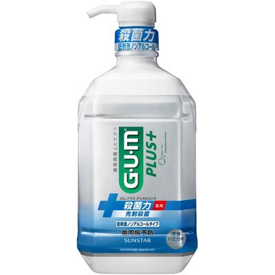 G.U.M. GumPlus Dental Rinse Hypoallergenic Non-alcoholic Type 900ml (Quasi-drug) Periodontal Disease Prevention Mouthwash Rinse Well for About