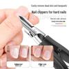 6-Piece Nail Care Set: Oblique Nail Clippers, Nail Scissors, Ingrown Nail Cuticle Nippers, Large Opening Clippers