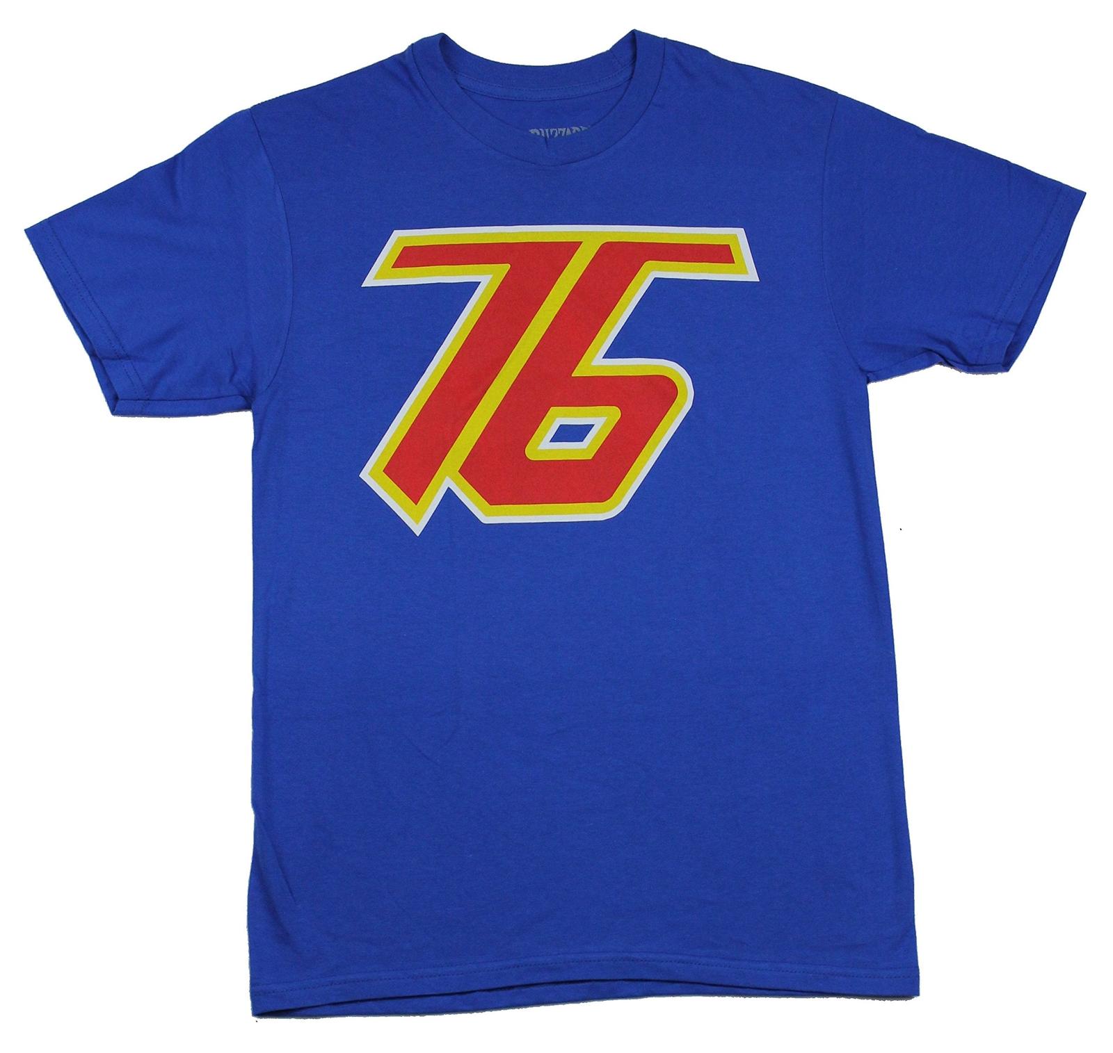 Overwatch Adult New T-Shirt - Classic Solider 76 Numer Logo XXXL