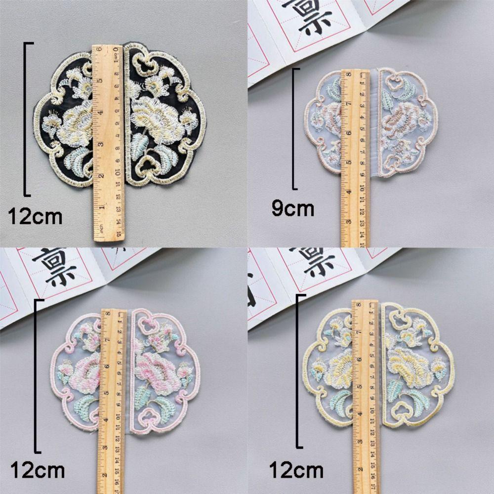 Vintage Chinese Style Embroidery Patches Elegant Clothes Sticker Clothing Applique Sewing