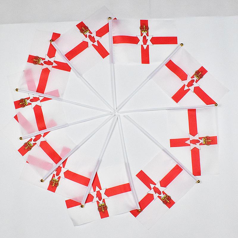 Northern Ireland 10pieces of 14*21cm hand-waving flags