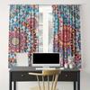 Christmas Decorations: Colorful Crystal Diamond Bohemian Pattern Printed Curtains   Home Decoration   Room Decoration