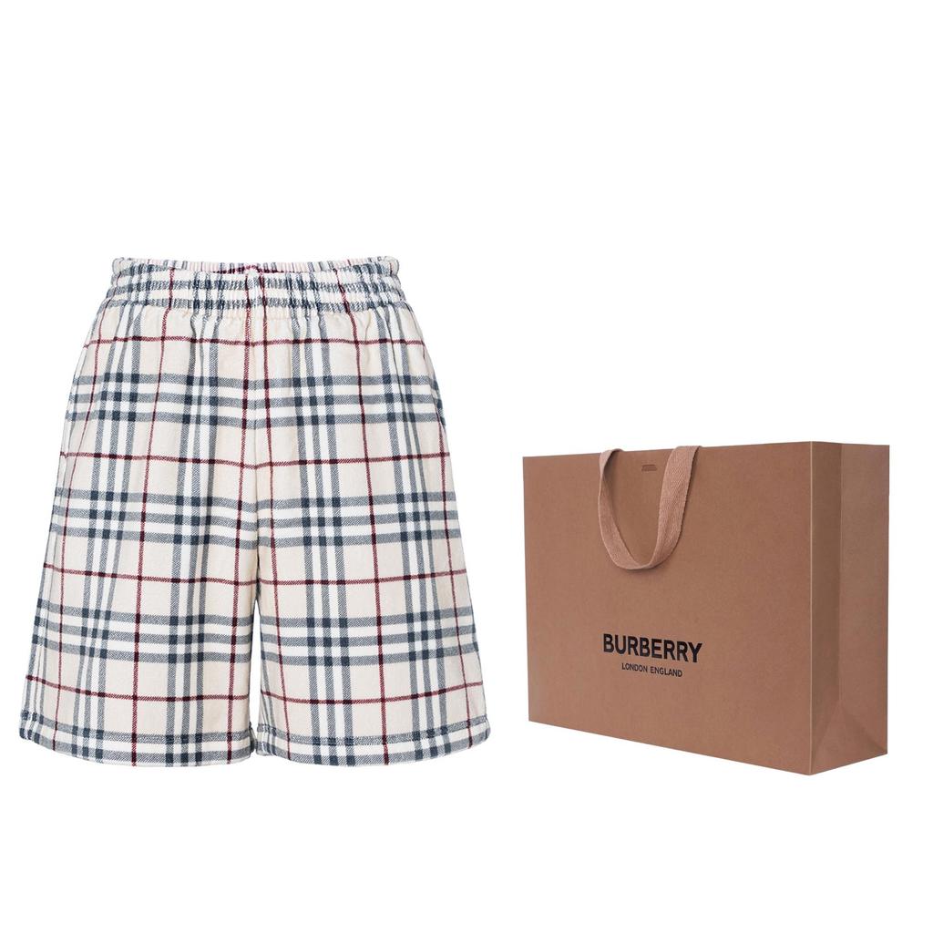 Burberry Debson Towel Check Shorts Men's 80741881