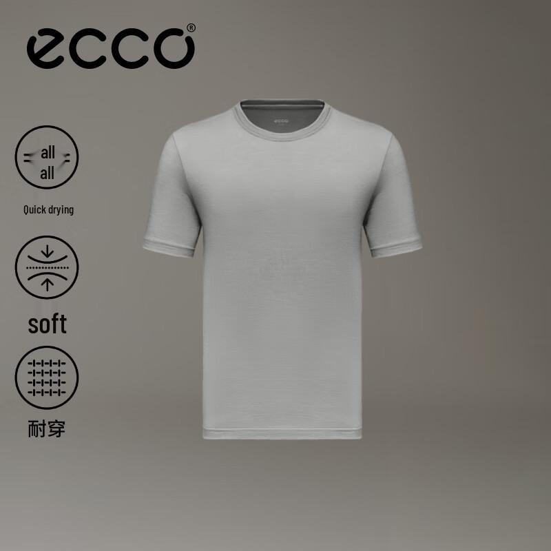 

ECCO 2026 Summer Men s Slim-Fit Wool Short Sleeve T-Shirt ES261T021M XL