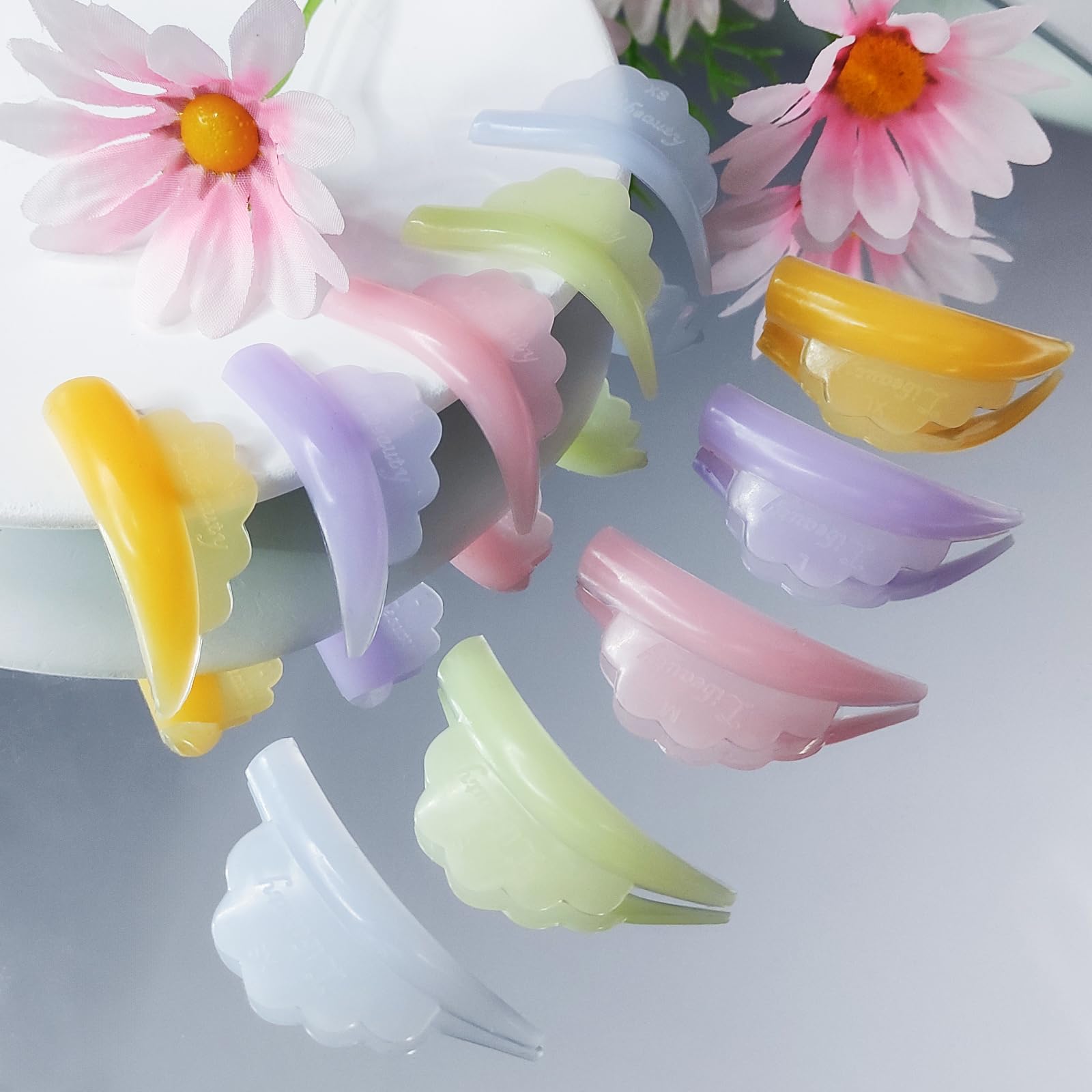 

Libeauty Многоразовые силиконовые подушечки для ламинирования ресниц 10 Супермягкие подушечки для ламинирования ресниц Инструмент для завивки ресниц Подушечки в форме короны, Подушечки/5 размеров, Щитки,