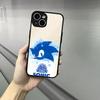 Anime Game S-Sonic Phone Case For Iphone 17 16 15 14 13 12 Pro Max Xr Air Plus Skin Feel Black Hard Shell Cover