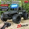1/16 Off Road RC Car 2.4G Remote Control Climbing Drift Model With LED Light Educational Toy For Boys