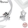 bamoer 925 Silver Fairy Tale Charm Little Red Riding Hood Forest Love Candle House Wolf Charm for Bracelet DIY
