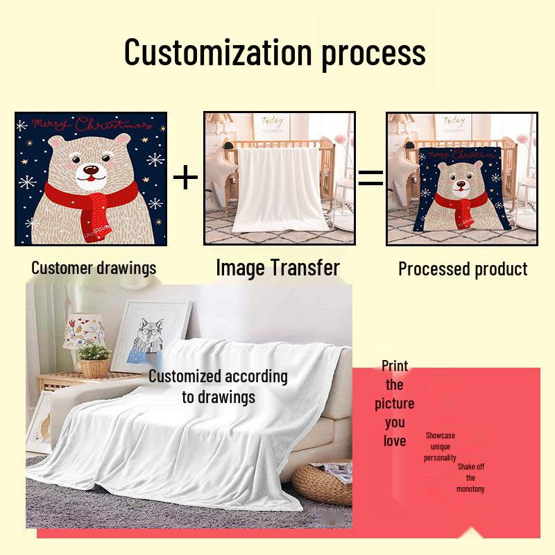 Exkluzivní flanelová deka s dinosaury - Digitální potisk & Potah na klimatizaci