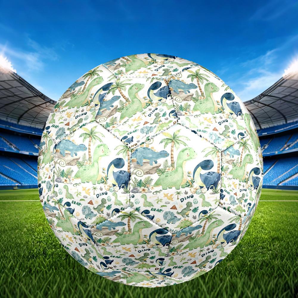 1pc Dinosaur Adventure Theme Soccer Ball Football, Size 5, Lightweight PVC, Outdoor Training Soccer Ball,Gift c6578