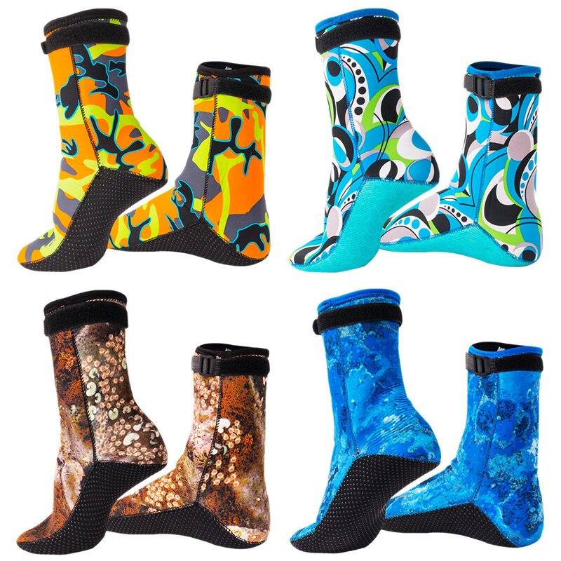 Buy Adult Kids 3mm Neoprene Diving Socks Boots Water Shoes AntiSlip