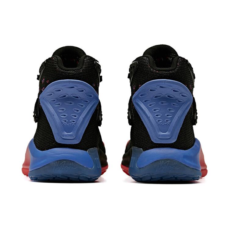 New Anta KT5 KT Klayism Slip Resistant Lightweight Wear Resistant High Top Basketball Shoes Women's Red Blue Black 12941101-1