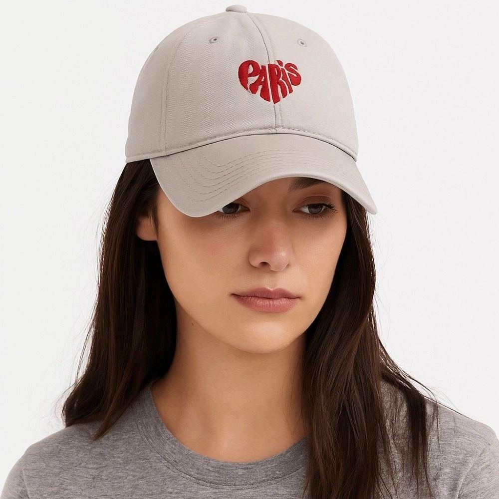 Korean Style Letter Embroidery Baseball Cap Sunscreen Unisex Sunshade Casquette  All Seasons