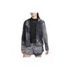 Trail Repel All Over Print Hooded Zip Casual Long Sleeve Jacket Women Jackets Black FN6854-010