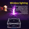 Multi-Function Mini Tesla Coil with Bluetooth/AUX Dual Music Sync & Touchable 8cm Lightning Generator for Physics Experiments