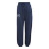 Pantaloni da jogging in pile con stampa firma alla moda, comodi, a maglia a vestibilità ampia, pantaloni sportivi da donna, pantaloni da jogging Legendary-Ink-Blue IY1473