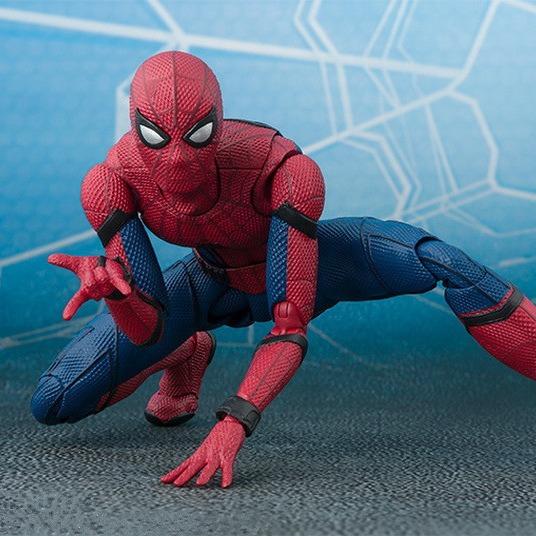 Marvel Spider-Man Homecoming Actionfigur SHF Rucksack Beweglich 6 Zoll Sammlerstück