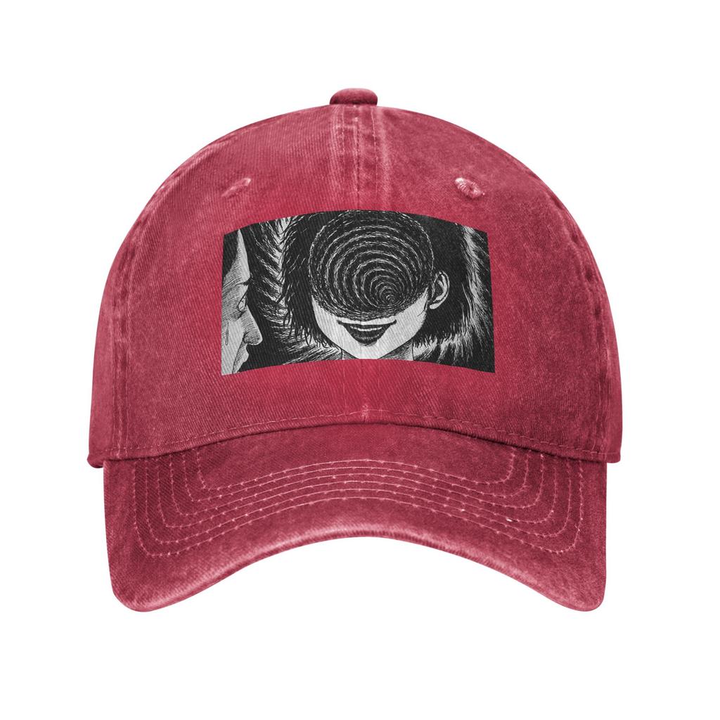 Junji Ito Tomie Cartoon Denim Cap Casual Baseball Caps Adjustable Hat Summer Unisex Baseball Hats