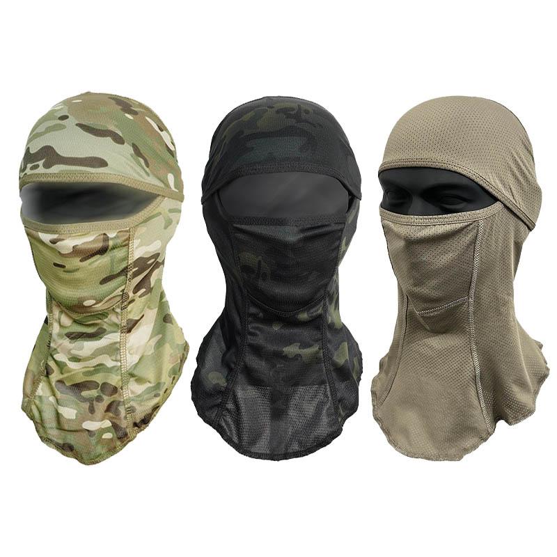 BEPAN Men's outdoor High-elasticity Comfortable Lightweight Sun Protection Mask  Cover Tactical Breathable Neck Protection
