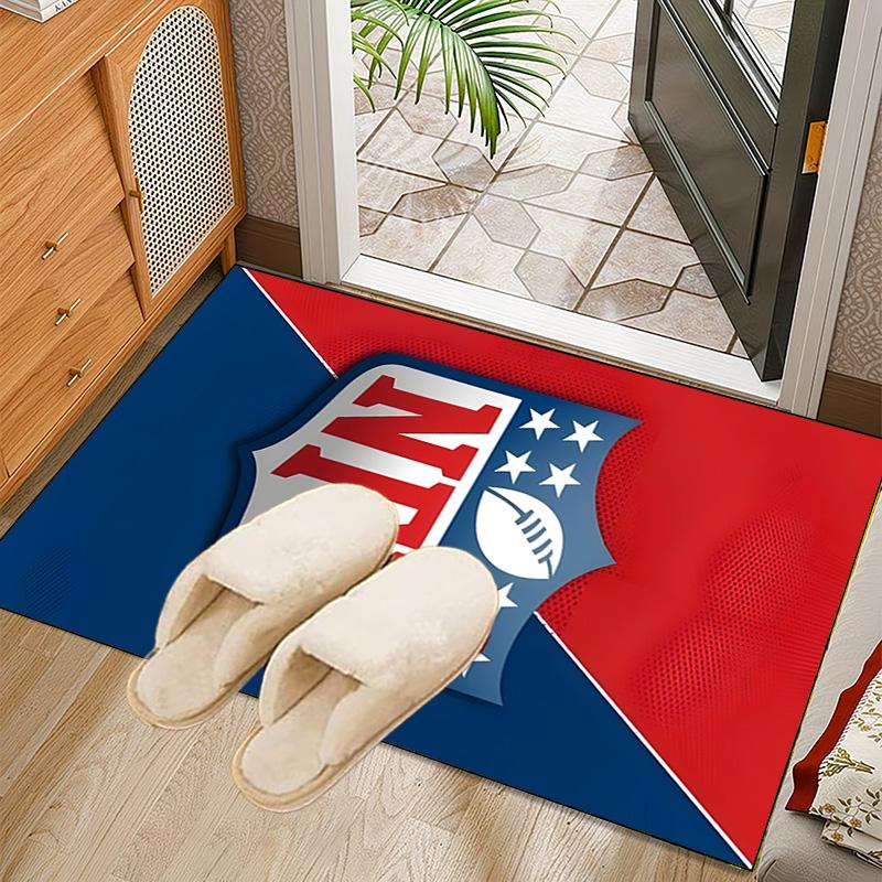 Tappeto Collezione Squadre NFL Tappeto per Ufficio Tappetino Antiscivolo, Tappeto per Sedia Copertura Pavimento per Gaming, Camera da Letto, Soggiorno, Decorazione Casa Regalo di Natale