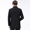 Spring and Autumn New Men's Middle-aged and Elderly Jackets Men's Stand Collar Button Business Men's Windbreaker Jacket Jacket