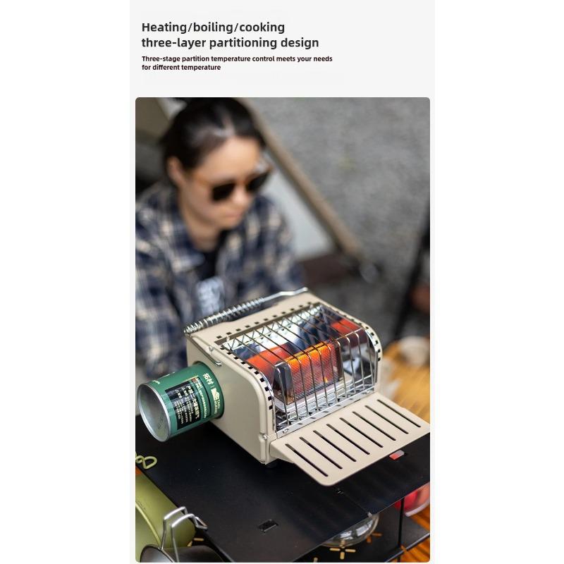 Outdoor Mini Heating Stove Camping Gas Stove Fishing Camping Heater Outdoor Portable Car 2024 Winter Camping Outdoor Supplies