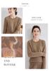 Women's Cashmere Pullover: 2024 Spring/Autumn, Round Neck, Gentle Loose Fit, Thin Slimming Wool Sweater