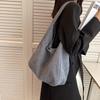 Large Capacity Corduroy Canvas Tote Bag for Female College Students