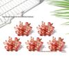 Multi-color Burned Edge Silk Hydrangea Hairpin – Creative DIY Hanfu Hair Accessory for Graduation Caps