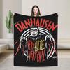 Danhausen Funny Wrestling Blanket Flannel All Season Multi-function Lightweight Throw Blanket for Sofa Travel Quilt